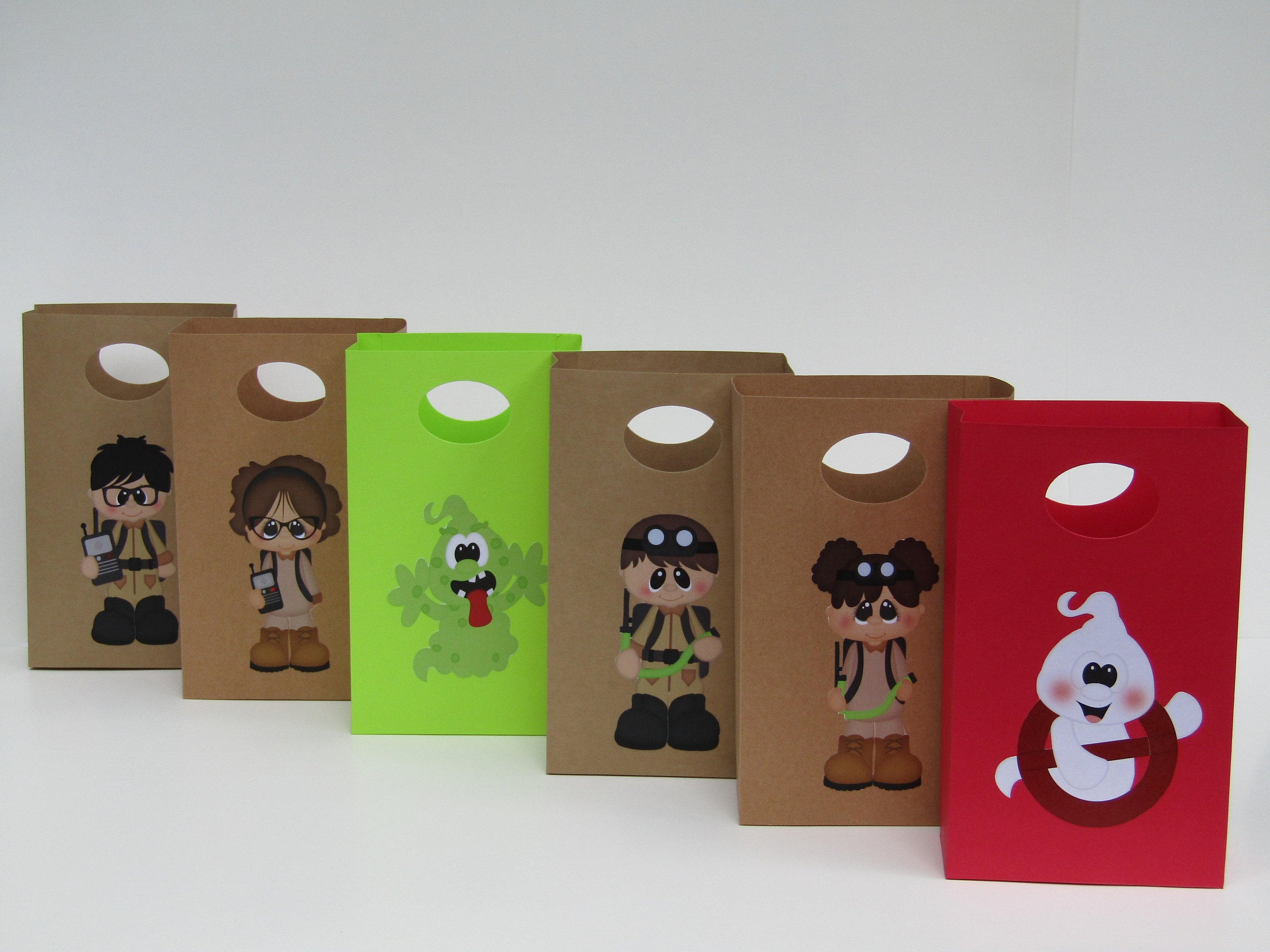 Ghostbusters Party Favor Bags – Set Of 8 Goodie Bags For Kids' Parties