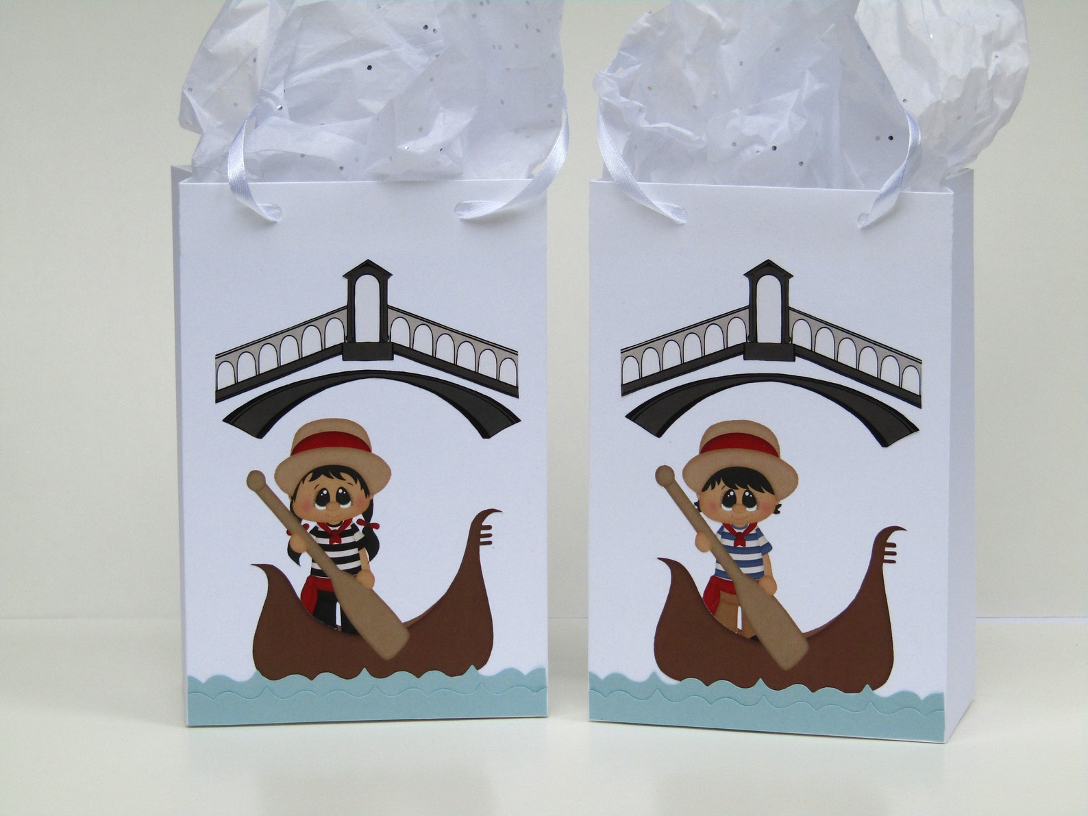 10 Italy Party Favor Bag Candy Bag Italy Treat Bag Italy Goody Bag