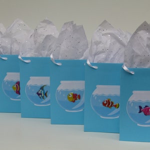 Fishing Party Tops Treat Bags Fishing Birthday Favors the Big One