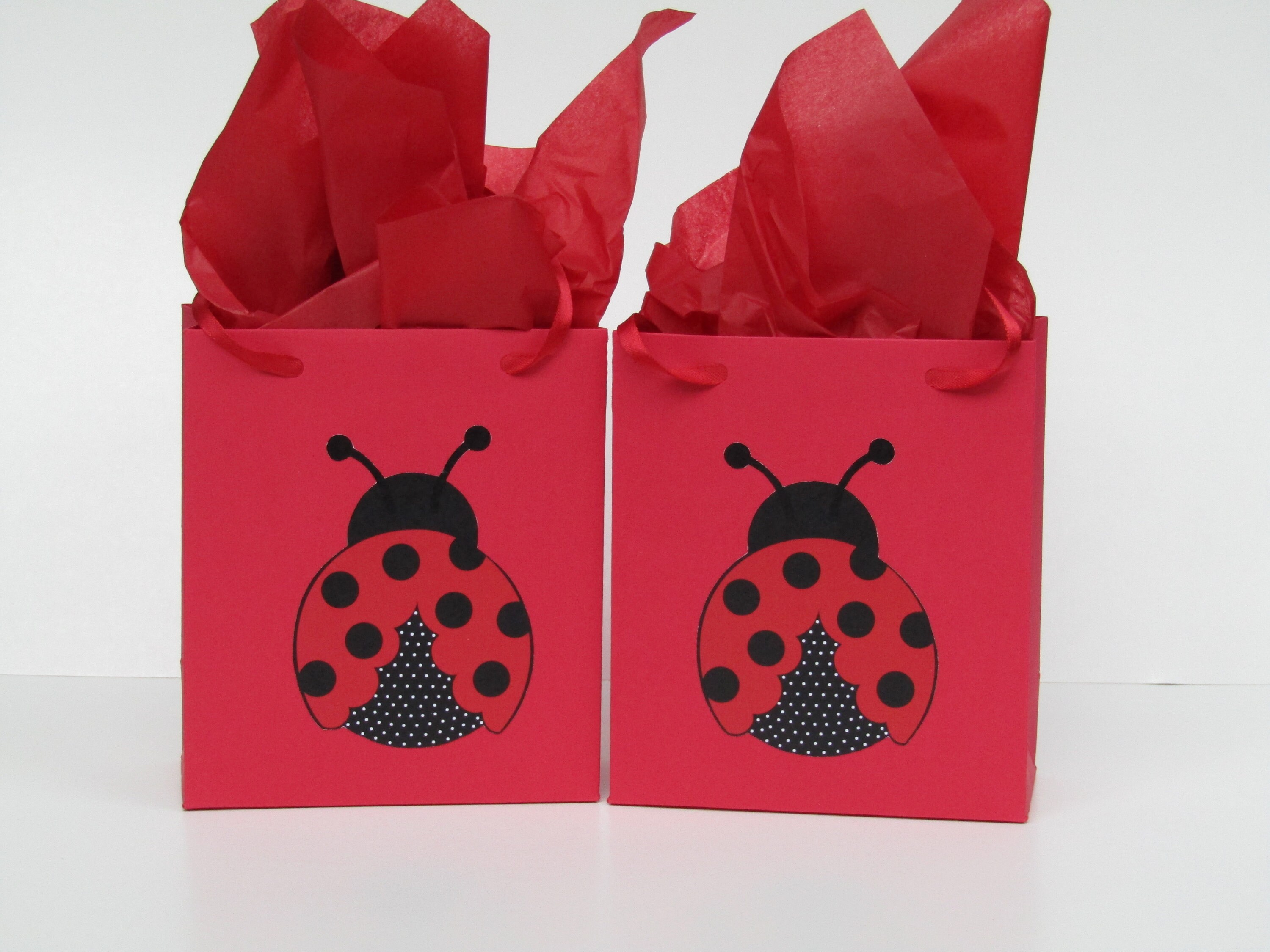 10 Ladybug Party Favor Bag Ladybug Treat Bag Ladybug Birthday Party Ladybug  Goody/gift Bag Ladybug Classroom Favor Bag Ladybug Bag - Etsy