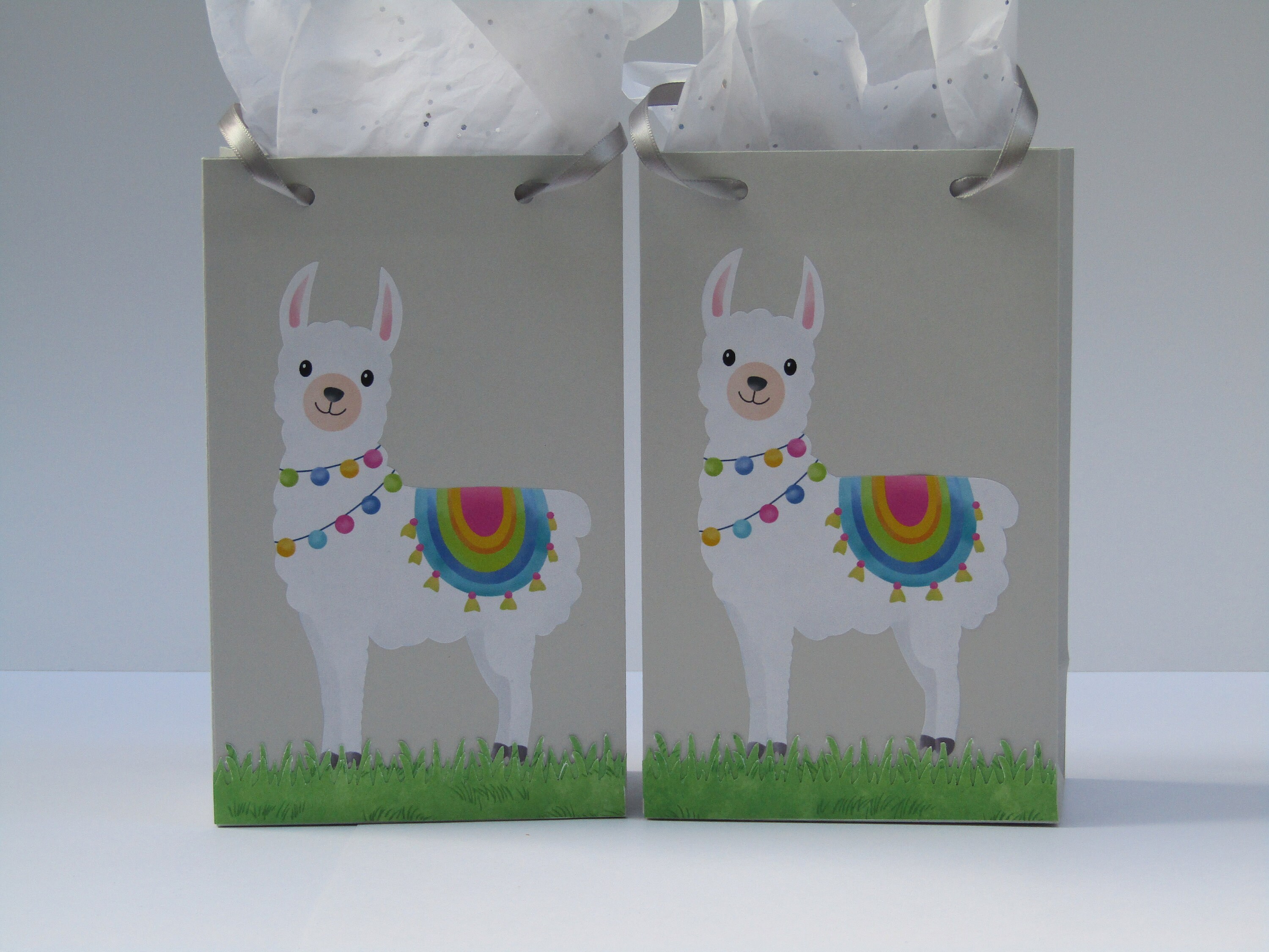 10 Lama Party Favor Bag Lama Treat Bag Lama Birthday Party Etsy
