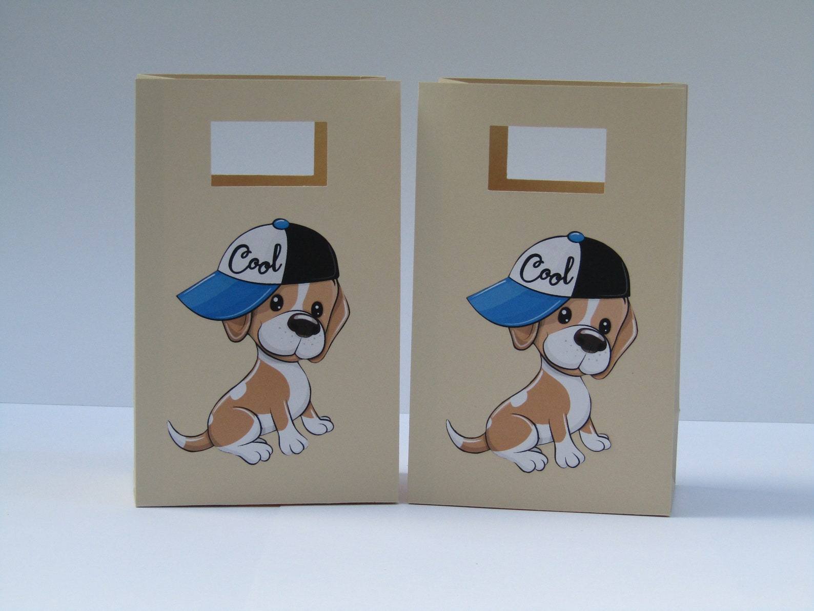 10 Dog Party Favor Bag Dog Treat Bag Dog Birthday Party Etsy