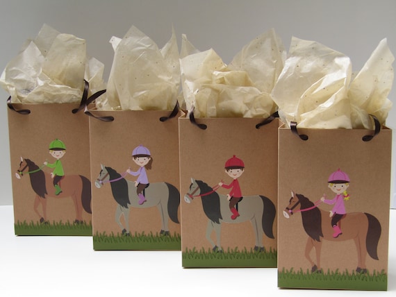 horse themed party bags