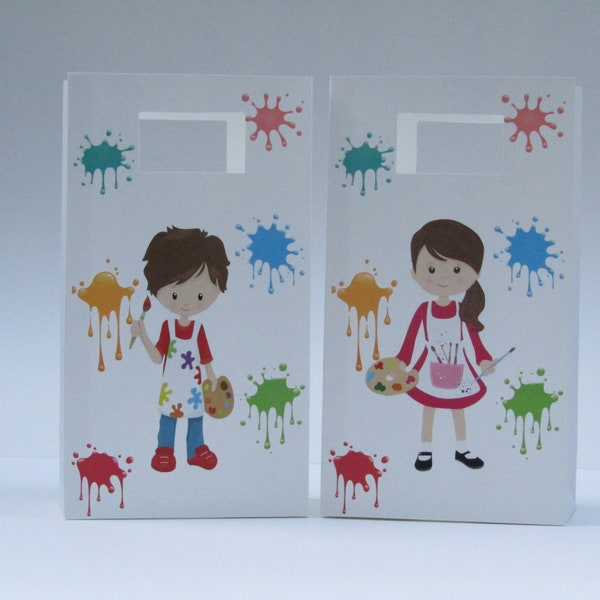 Art Party Favor Bag Etsy