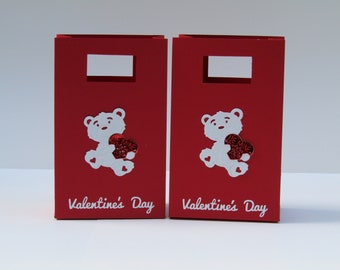 10 Valentine's Day Favor Bag - Valentine's Candy Bag - Valentine's Treat Bag - Boy/Girls Birthday Party - Valentine's Classroom Favor Bag
