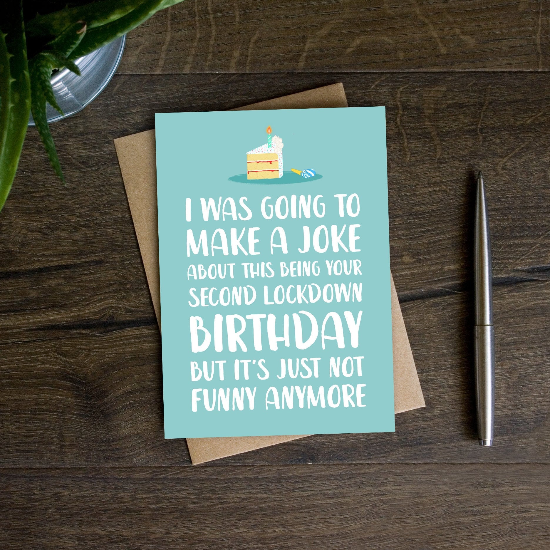 Lockdown Birthday Card Second Lockdown Birthday March Etsy