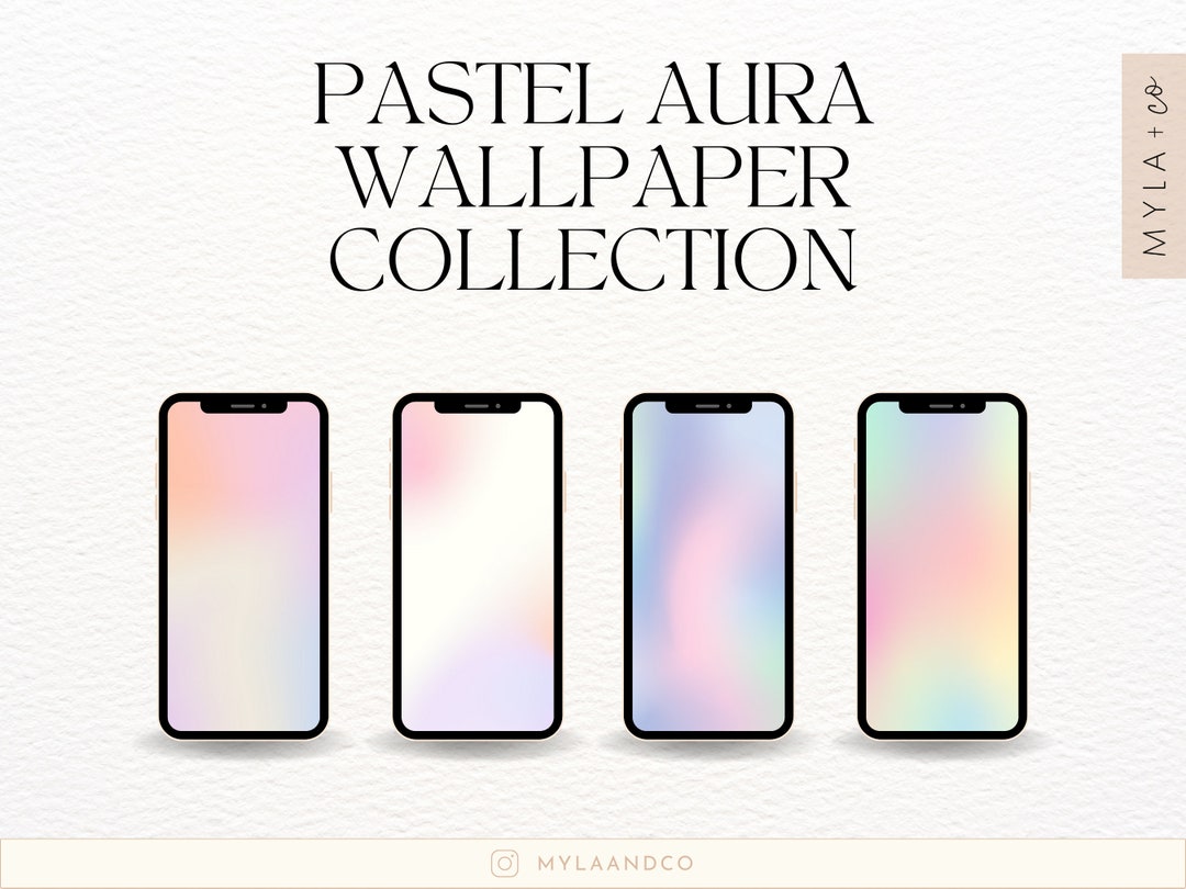 Pastel Aura iPhone Wallpaper Bundle | Aesthetic Wallpaper | iPhone