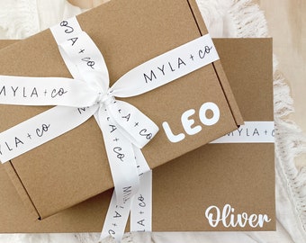Luxe Gift Box ADD ON // Baby gift, Baby customised Gift Box, Personalised Baby Gift Box