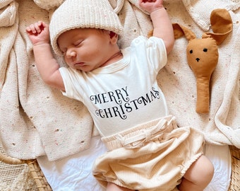 Unisex baby romper, Christmas baby romper, Christmas romper, Christmas baby, Merry Christmas, Christmas outfit