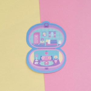 Polly Pocket Version 2 Frosted Wasserdichter Aufkleber von mintymentaiko