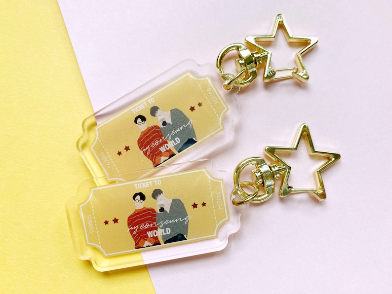 X1 Ryeonseung Seungyoun Seungwoo Ticket Keyring