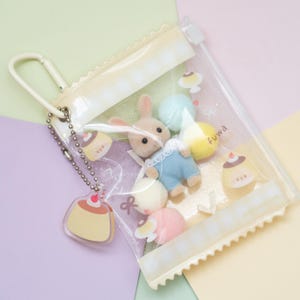 Porta tarjetas y baratijas de PVC - Pudding de mintymentaiko