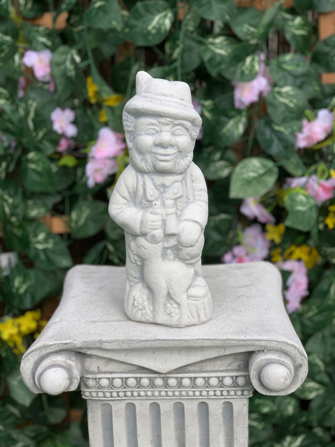 Leprechaun stone statue Irish mythical creature figurine Etsy