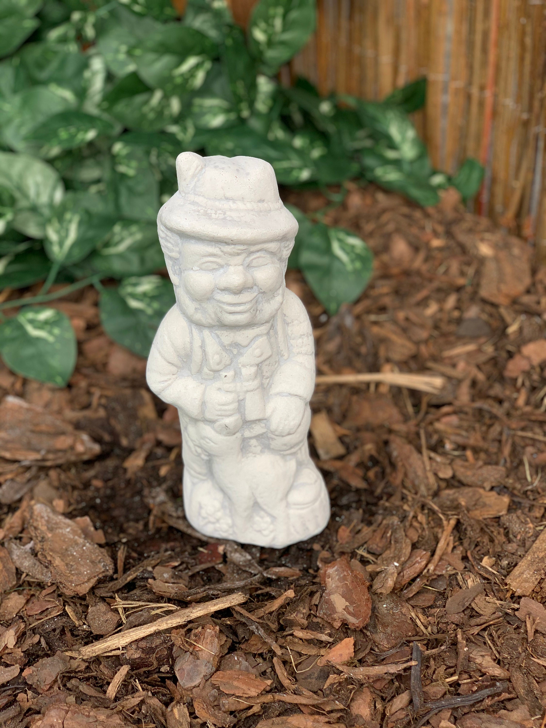 Leprechaun stone statue Irish mythical creature figurine Etsy