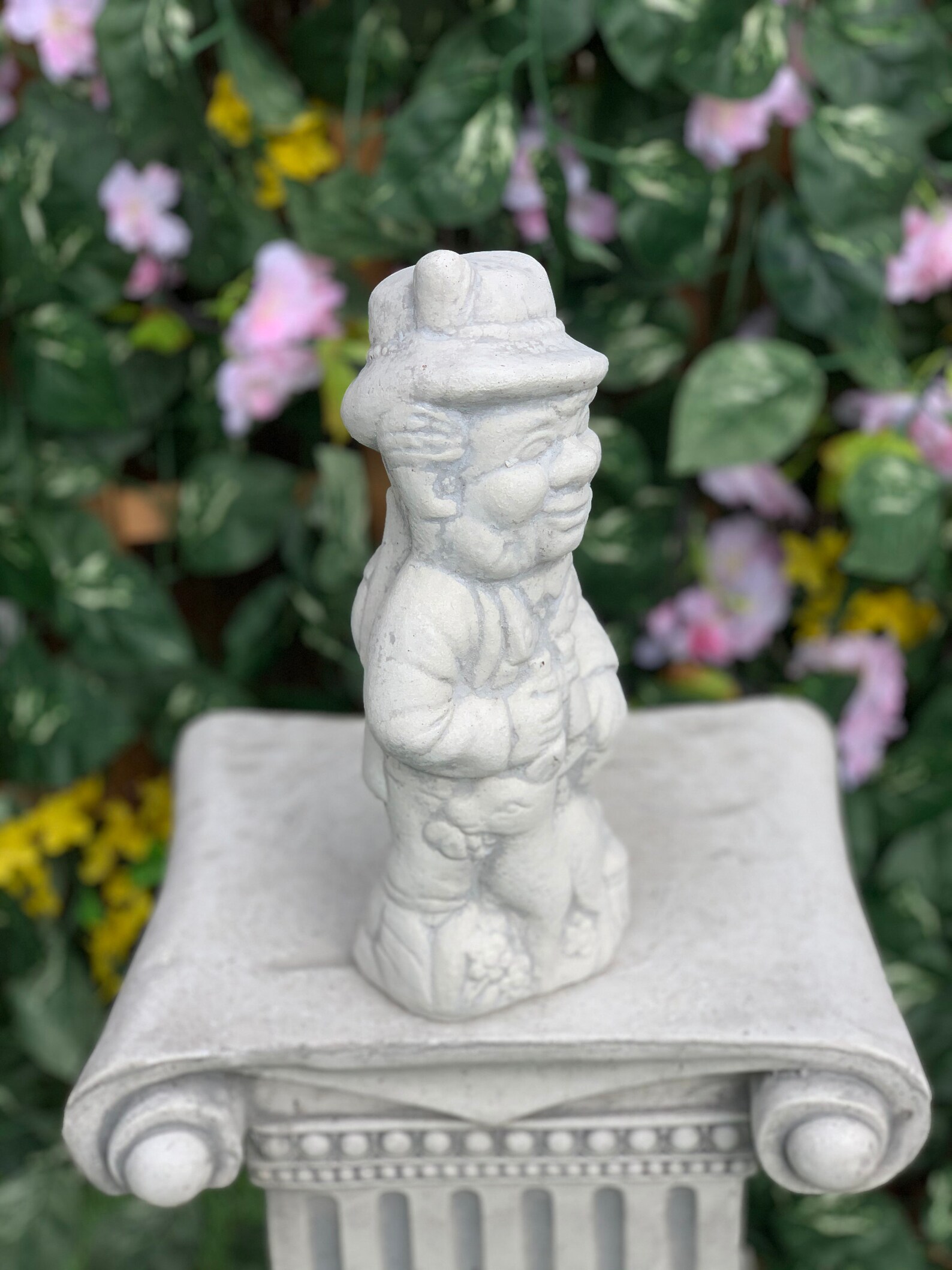 Leprechaun stone statue Irish mythical creature figurine Etsy