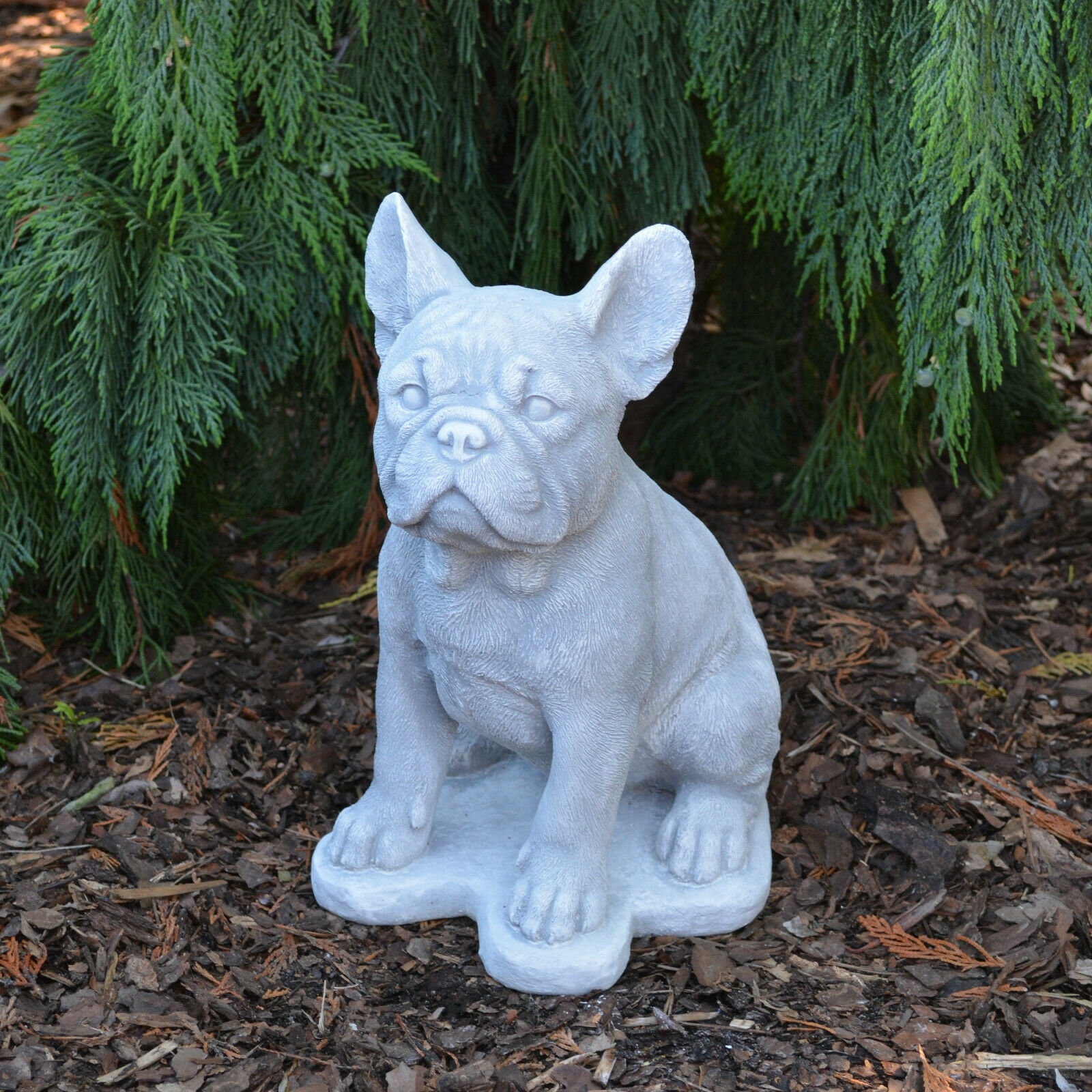 frenchie dog statue