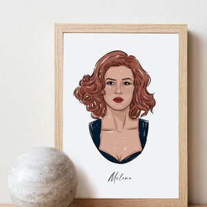 Benutzerdefinierte Porträt-Illustration, Hochzeitsgeschenk, Paar-Porträt, Zeichnung vom Foto, Beste Freundin Geschenk, Mama Geschenk, personalisierte Kunst Auftrag