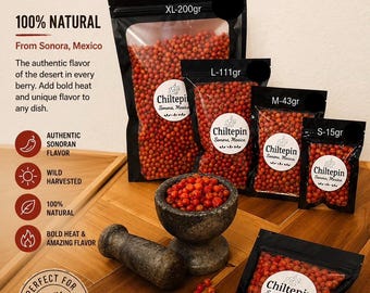 Chile Chiltepin, Chiltepin pepper , Dried Whole Chiltepin Chile