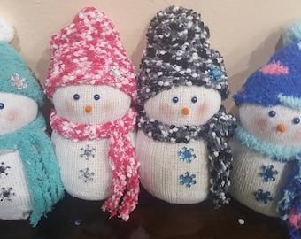 Sock Snowmen