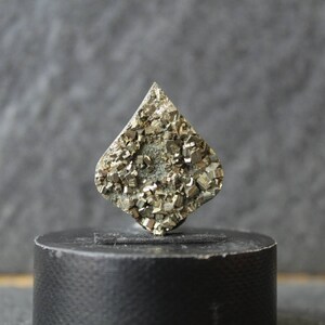 Pyrite druzy cabochon