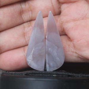 Purple agate pair
