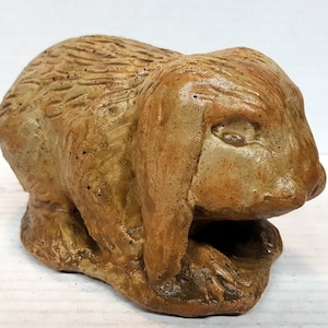 Bunny Rabbit, 6 in. (15 cm),  Concrete Rabbit, Garden Bunny, Concrete Bunny, Concrete Garden Rabbit, AvtechStoneGallery