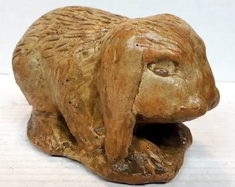 Bunny Rabbit, 6 in. (15 cm),  Concrete Rabbit, Garden Bunny, Concrete Bunny, Concrete Garden Rabbit, AvtechStoneGallery