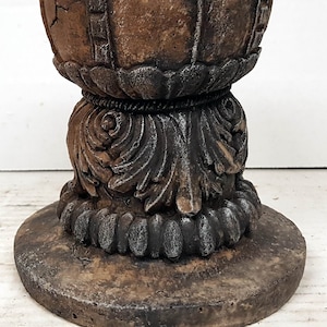 Finial, Concrete Finial, 8in. 20cm, Decorative Cap, Post Finial, Castle Finial, Ornamental Cap, Gothic Spire, Roof Finial,Avtechstonegallery