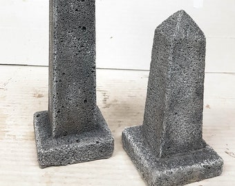 Concrete Obelisk, Concrete Monuments, Ancient Egyptian Tekhenu,  Monolithic Structure, Egyptian God Ra, AvtechStoneGallery