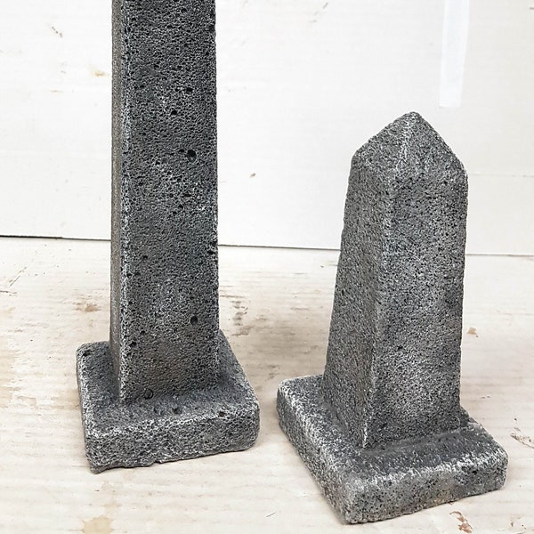 Concrete Obelisk, Concrete Monuments, Ancient Egyptian Tekhenu,  Monolithic Structure, Egyptian God Ra, AvtechStoneGallery