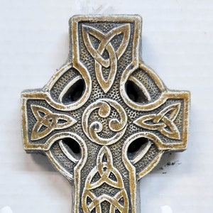 Keltisches Kreuz der Dreifaltigkeit, 17 cm, Dreifaltigkeitskreuz, keltische Kreuze, keltische Kunst, Mitgefühlskreuz, Avtechstonegallery