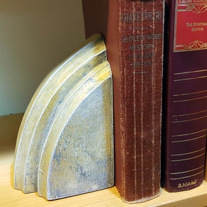 Art Deco Bookend, 6 in. (15 cim), Stylized Form, Geometric Style,  Bookend, AvtechStoneGallery