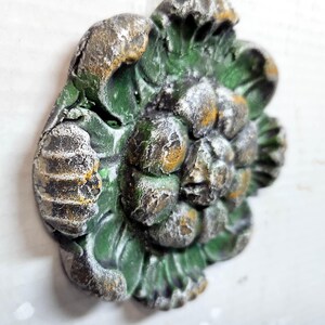 Rosetta, 5 in.(13cm), Wall Tile, Architectural Sculpture, Wall Accent, AvtechStoneGallery image 12
