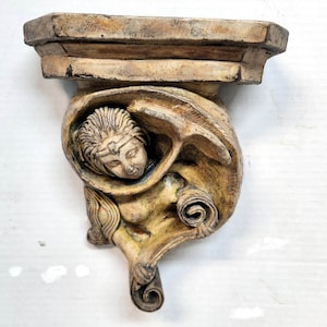 Mermaid Sconce, 9 in. (23 cm), Goddess Atargatis, Mermaid Legends, Little Mermaid,  Mermaids, Avtechstonegallery