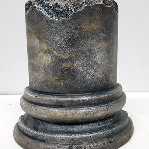 Column Bookend, 6 in. (15 cm), Half-Column, Broken Column Art, Bookend, Home Decor, AvtechStoneGallery