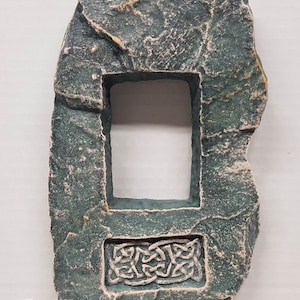 Celtic Frame, Stone Frame, 7.5 in.(19 cm), Celtic Stone Frame, Celtic Picture Frame, Celtic Inset, Celtic Gift, AvtechStoneGallery