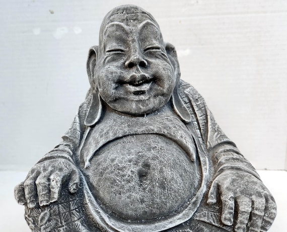 Chinese Hoi Toi, 9 In.(23 Cm), Buddha Laughing, Chinese Zen Monk