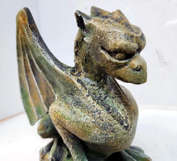 グレンダル・ドラゴン、8インチ（20cm）、ゴシック、ドラゴンアート 