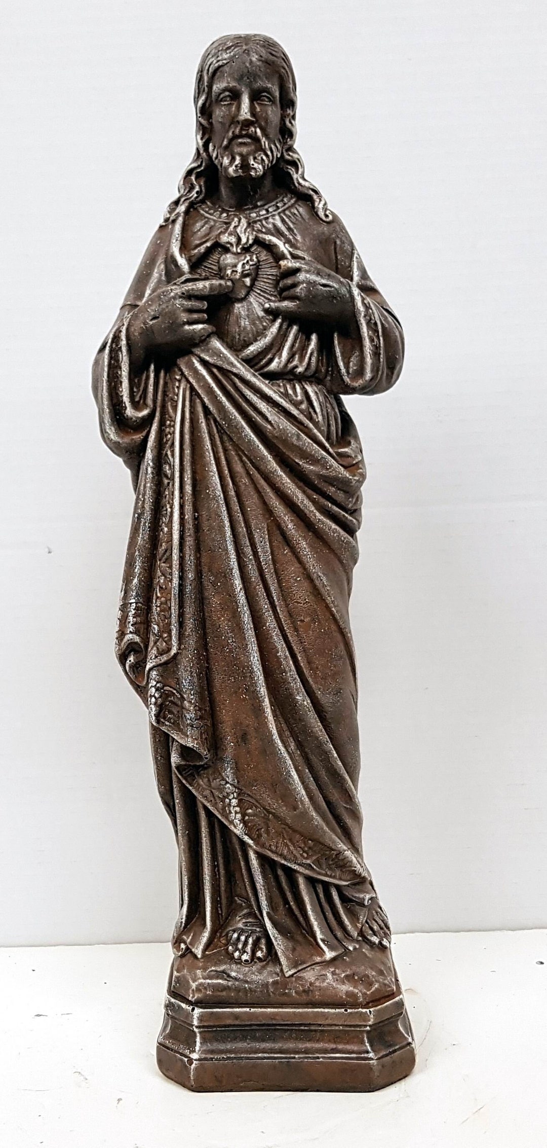 Sacred Heart, Concrete Jesus, 16.5 In.,jesus of Nazareth, Jesus