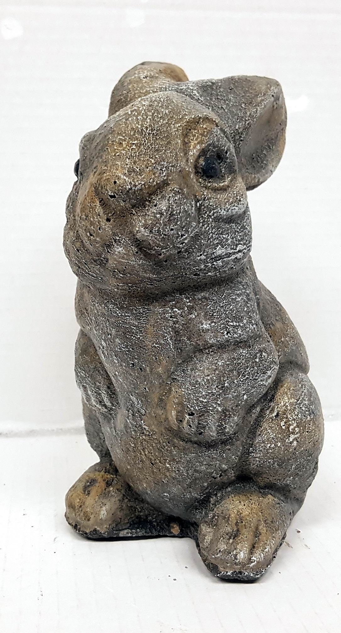 Rabbit Statue, 6.5 in (17 Cm), Concrete Bunny, Concrete Rabbit Statue ...