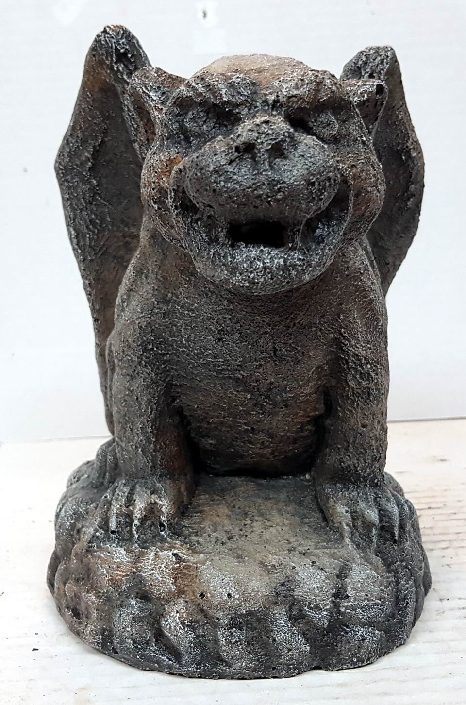 Concrete Gargoyle 8.5 In. 21 Cm Cast Stone Gargoyle - Etsy Canada