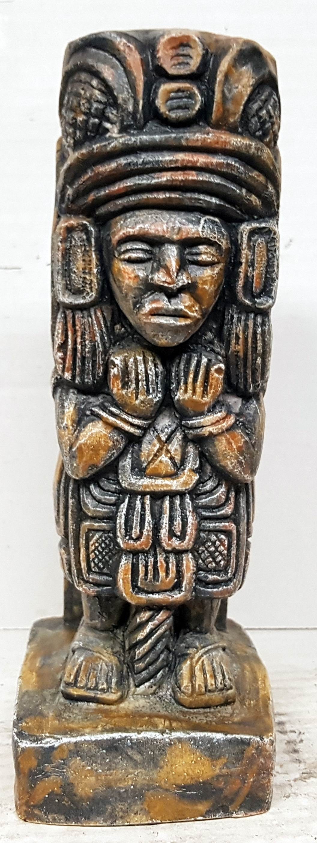 Totem aztèque 9 po. 23 cm Totem maya/aztèque Statue - Etsy France