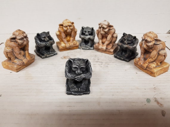 Mini Gargoyles, 2.75 In. and 2 In., Sets of 2, 4, 6, 8 , Gargoyle Statue , Medieval Gothic, Avtechstonegallery - Etsy Mini Gargoyles, 2.75 In. and 2 In., Sets of 2, 4, 6, 8 , Gargoyle Statue , Medieval Gothic, Avtechstonegallery - Etsy