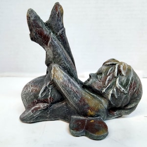Boy Sprite, 4.3 in. (11 cm), Fairy, Garden Fairy, Fairies and Mushrooms, Fairy Mythology, Garden Sprite, Avtechstonegallery