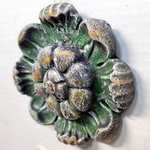 Rosetta, 5 in.(13cm), Wall Tile, Architectural Sculpture, Wall Accent, AvtechStoneGallery image 13