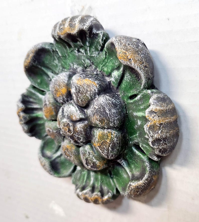 Rosetta, 5 in.(13cm), Wall Tile, Architectural Sculpture, Wall Accent, AvtechStoneGallery image 13