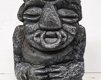 Mexican Totem,  8 in. (20 cm, Artistic Mexican Statue, Aztec Artifacts, Mexican Statue, Aztec Stone Totem,  Mayan Totem, AvtechStoneGallery