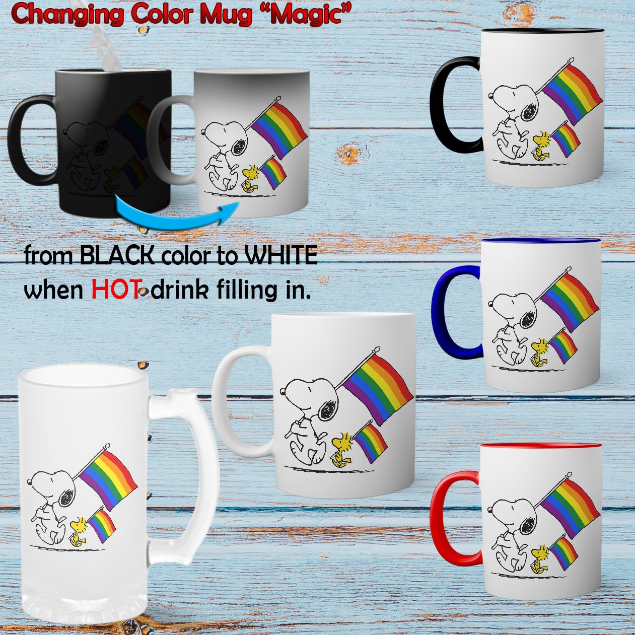 Snoopy flags gay Transsexual dvds