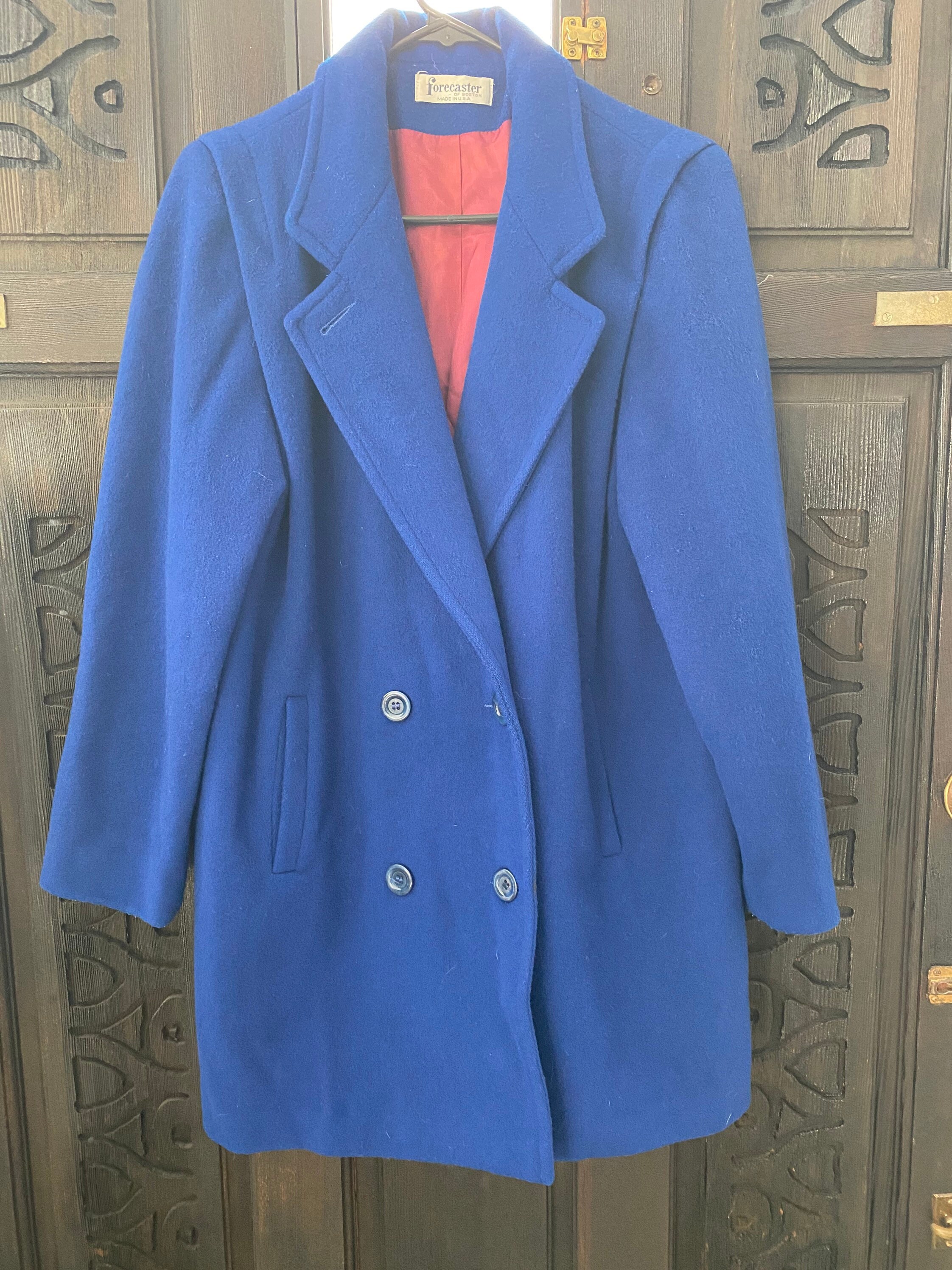 royal blue peacoat