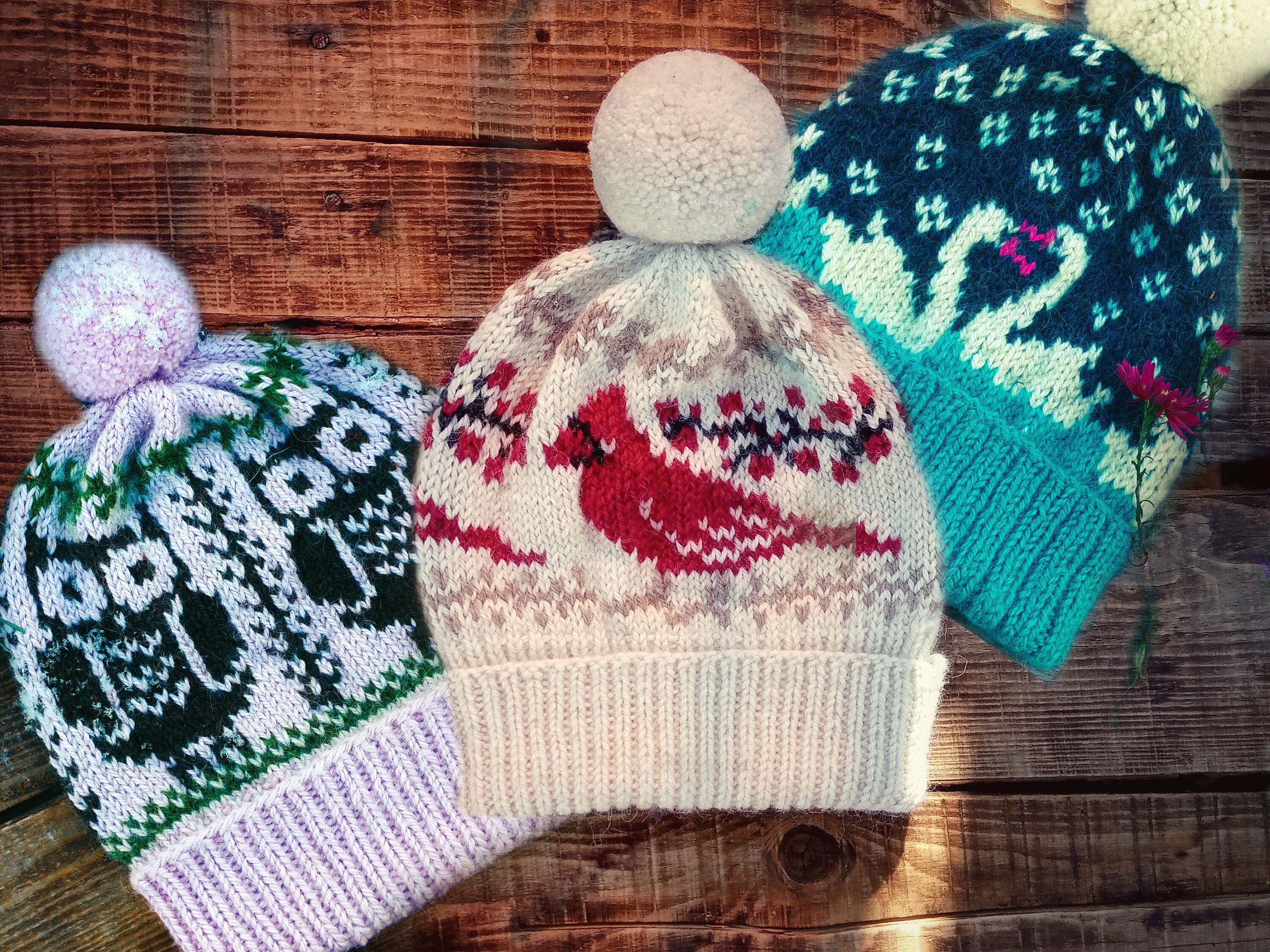 Bird hat knitting pattern Bundle set of 3 bird pattern Bundle Etsy